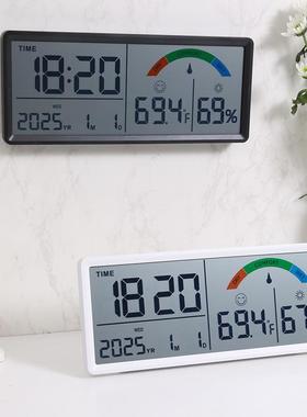时创意大屏L电度CD钟客厅温湿钟多功能数字钟9554表简约子钟9554
