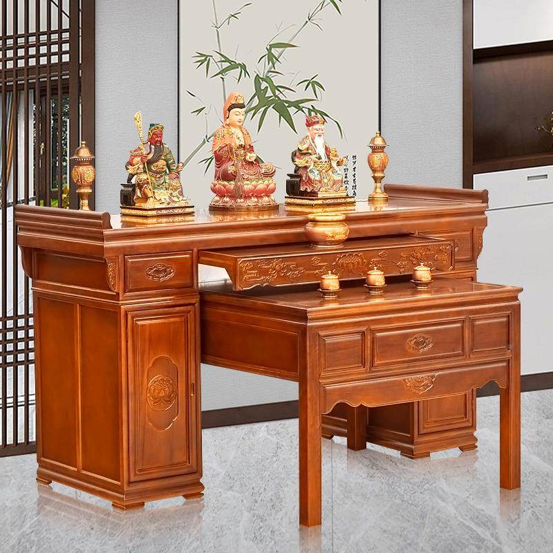 贡梵台供新桌案家用八仙桌实木香现代简GZ0802约中式佛台佛桌款品
