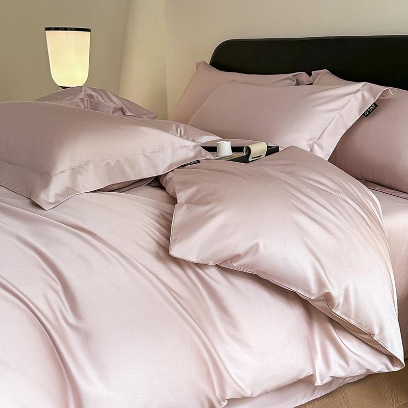 母婴级A类棉10四0S618-100S长绒棉件四套极简风全被套丝滑可裸睡