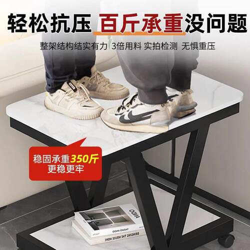 角几可移动茶茶红桌几侧边创意客厅小茶桌子CYY网沙几发边柜岩几