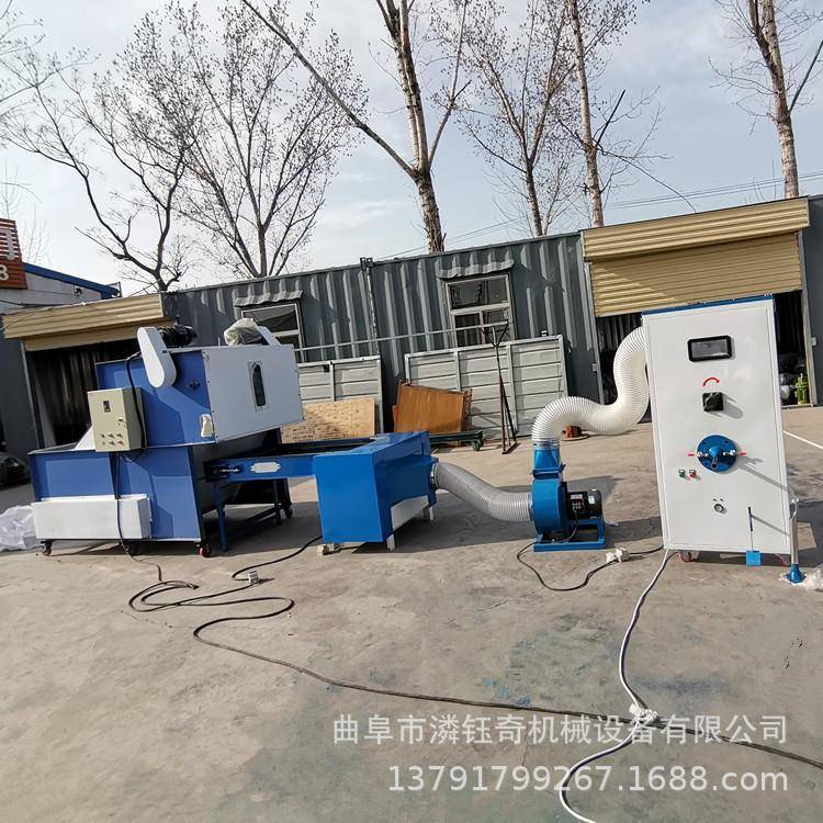 工位宠物窝充棉机纤具维棉球球棉开LY-100松机塑胶玩摆双件充填机