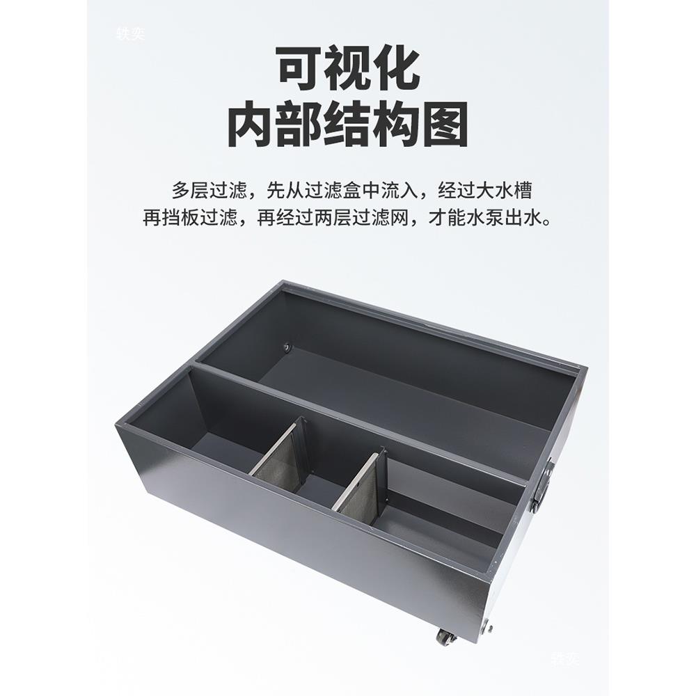 100L车床牙料水箱铣床冷下却箱大容量机台184钻攻机过滤油箱