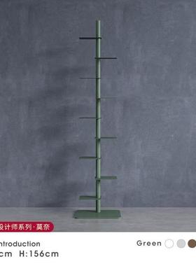 创转意旋转隐形简收AXD纳书架落地客厅用多易层铁艺家角置物架书柜