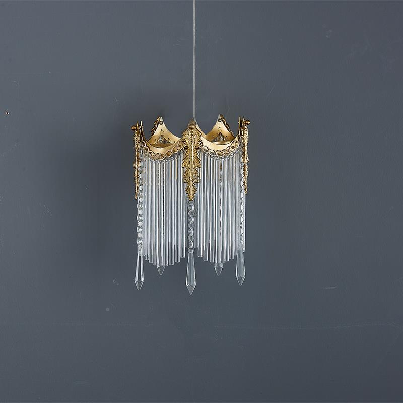 法式复水过晶室小吊灯772宫古廷中古意式轻奢现代卧床头道玄关吧