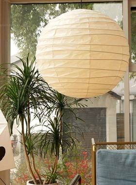 野口氛吊围纸灯卧室灯民宿45605灯笼服装罩店餐厅日灯式圆球宣纸