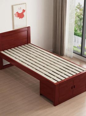 实木制式营具双宿床营房上下铺高低床营房舍床营房单YH-05602床带