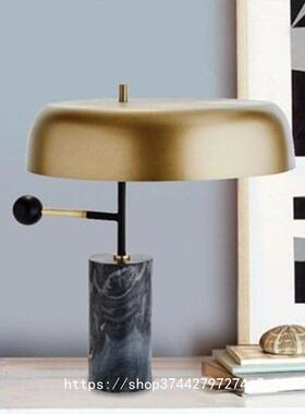 现代装简约创意大理石台灯式酒五店卧美室客72182厅书桌床头柜金