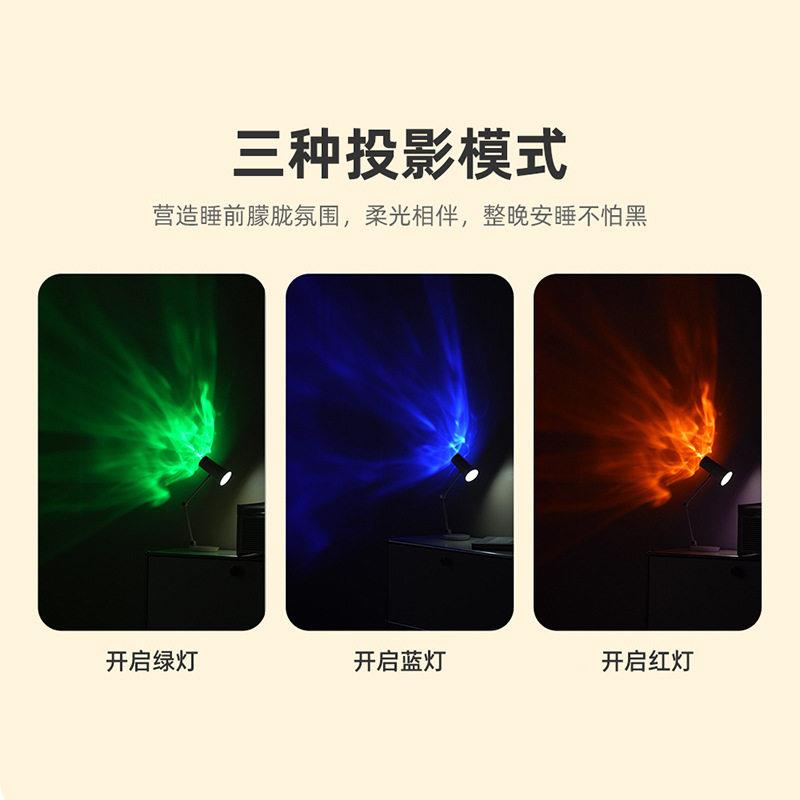 新款美式充约护眼台现公室室长臂D09折叠书灯桌简无线灯