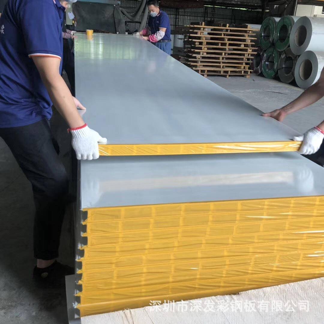 5HQX0厚防火业玻镁板净化车间专板大彩钢量优惠