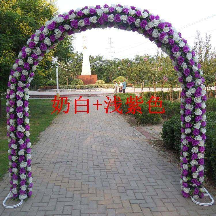 婚门花门绢花拱门结婚花拱幸门福开业庆店庆活动拱门喜庆道02具用