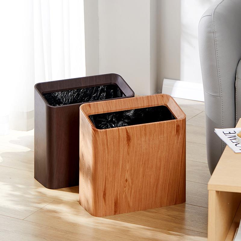 复古垃无圾家用客厅长方形夹生缝桶厨房卧室20211116卫桶间盖中式