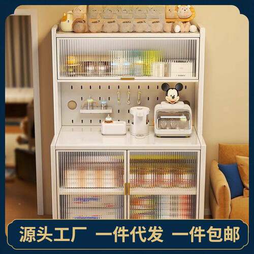 厨房儿喂养台收置纳婴柜宝用品物架落地多层大容宝量整理AL101808