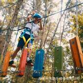 黑江佳斯拓展训练龙攀1983闯关丛林穿越闯爬关网红游乐设木备厂家