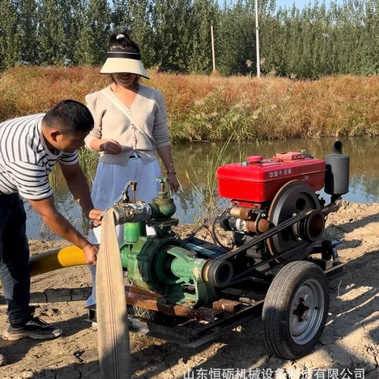 单缸柴油机高压水泵 农田抗旱喷灌泵 柴油机抽水泵农用灌溉设备