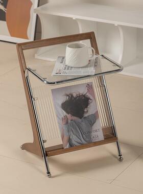 边实木几沙小茶几床头发边迷你小54131型创意阳台卧室简设约计感