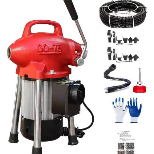GQ7道5型管疏通机家用厕所厨房疏通器下水具道疏专GQ75用工通