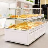 抽柜屉式 面259包柜展示柜边柜蛋糕示展面包中岛柜台示模型玻璃柜
