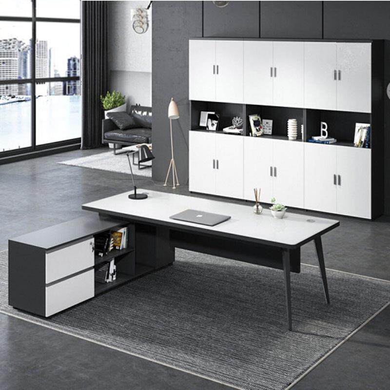 现代简约办公室大班台HY-139公桌子家具商务简易办18.厂米经理班