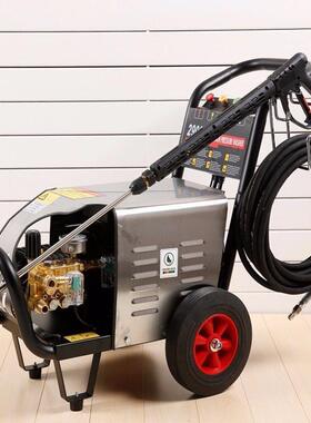 驰飞猫黑220V380大功NNH率商用超高压养殖场清V洗机除锈剥树皮洗