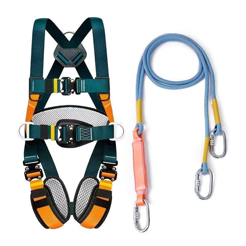国标全身式安全带高空全作无品牌/业身电工安护全腰腰部护垫登山