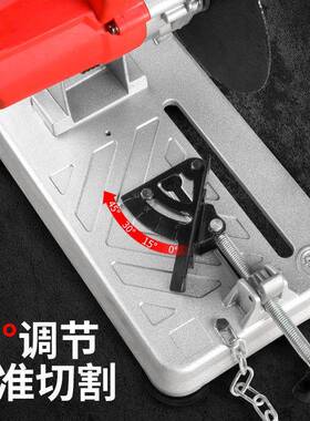 多1功能80迷你小型材切机家用便携式材钢材机VRK金属45度木动台割