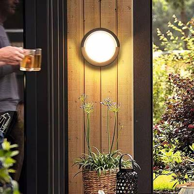 景LDE户外壁灯防酒店花园墙壁52277灯庭院别水墅简约观灯现代阳台