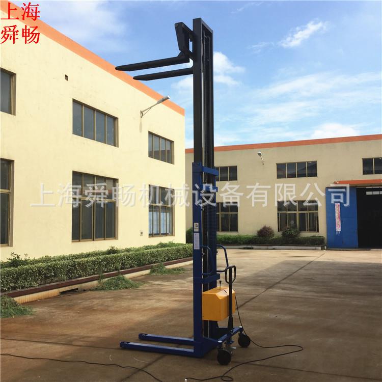 厂供装插电式车半电动堆高车简易型电动卸搬运电半动升289降叉车