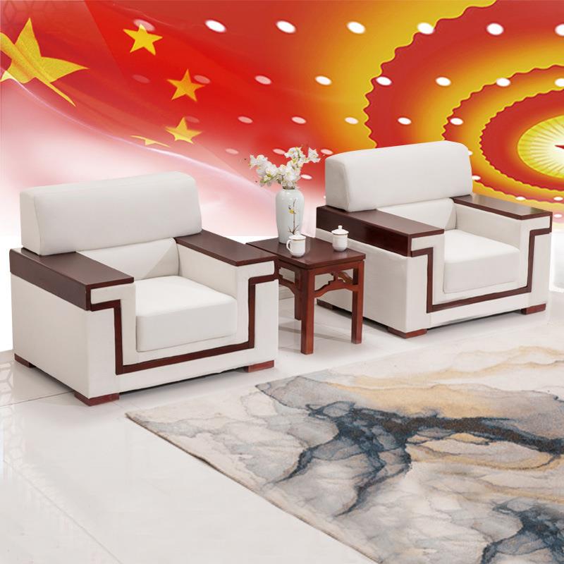 SM-2130办待公沙发中单人位务洽谈会商客区布艺贵宾接会议沙发茶