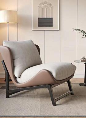 意沙式轻奢极ALI65879沙公发客厅寝室简约办室酒店简主卧懒人沙发