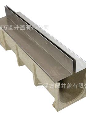 201成品线性排水HZN沟不锈钢缝体隙成品U排水沟一式型槽树脂式排