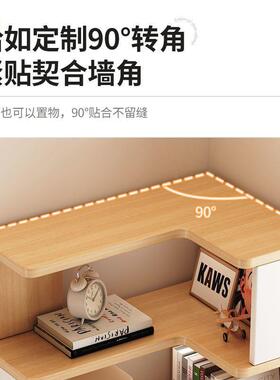 转角多书架置落地式物hh4YWx8Y架家用收物纳柜客厅拐角层储架