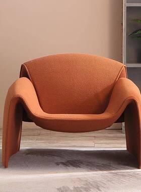 网红客厅无品牌/单椅螃蟹式极简轻奢端椅创意意休闲单人设计师沙