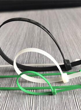 自锁式尼881500龙扎带10*1500mm新光阻燃白环保色色黑塑料扎带勒