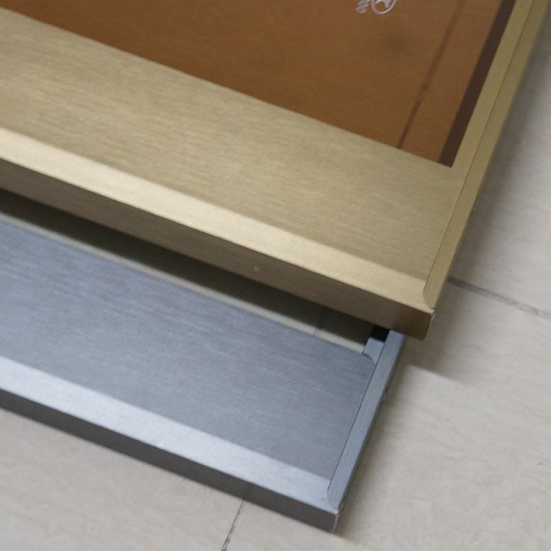 极窄璃铝框玻门型材客厅酒柜博泥斜门面框玻璃门BL235成洛品材料