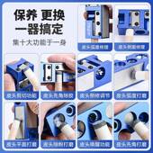 多功能铝合金10球合一器台PDC球杆皮头修理台皮打头磨器修杆台球