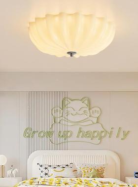 奶油风卧室吸顶灯i中v35598古ntage入户阳台衣帽间儿房法式温馨灯