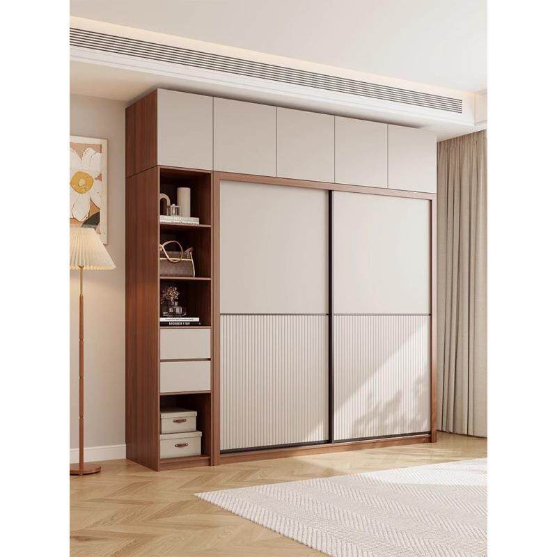 实品木多层板轻奢推拉门移门衣家用卧室现代60614775简成约生态板