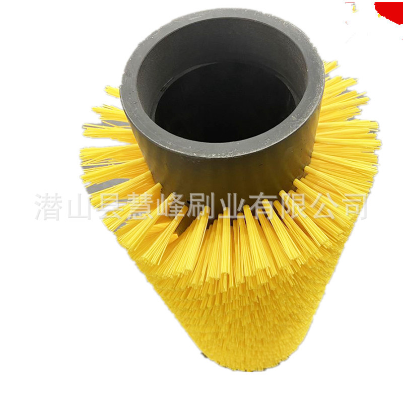 工业尼龙圆形毛刷辊筛沙机清洗