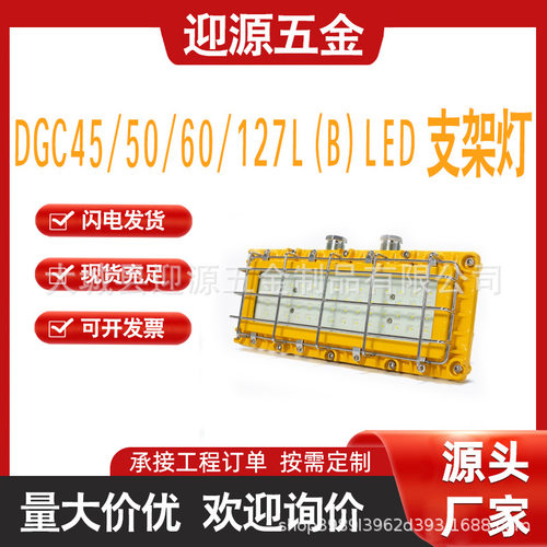 DGC45、50、60/127L(B)矿用隔爆型LED支架灯矿山隔爆灯具使用方便