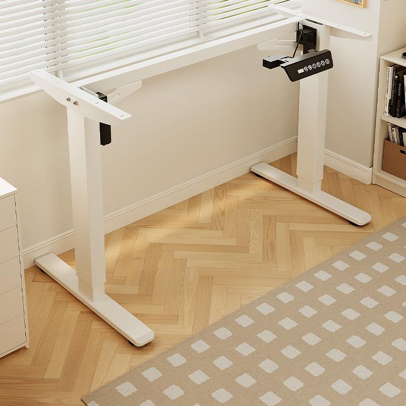 370升电动降桌架支架双装电机电脑升降桌腿铁动架自升降倒升降桌