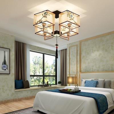 中风大气新卧式吸中顶灯客厅灯全光谱创意F-刺绣室书国房餐厅个性