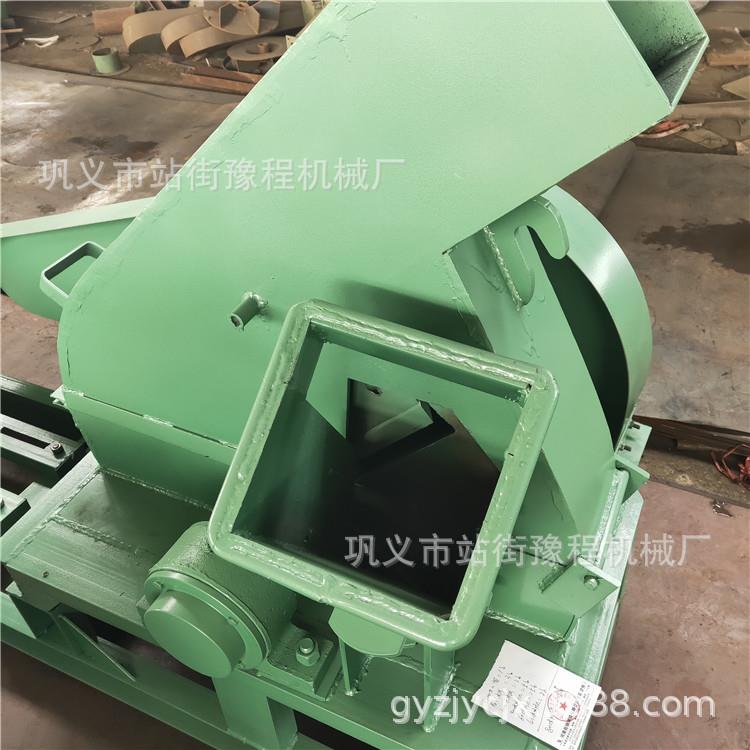 现竹货树枝树干削片机干木材切片机子刨片机小型三辊研600磨湿材