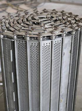 不锈钢排屑机板扣板式链工板输送废料节距50.8业送传式21230链4链