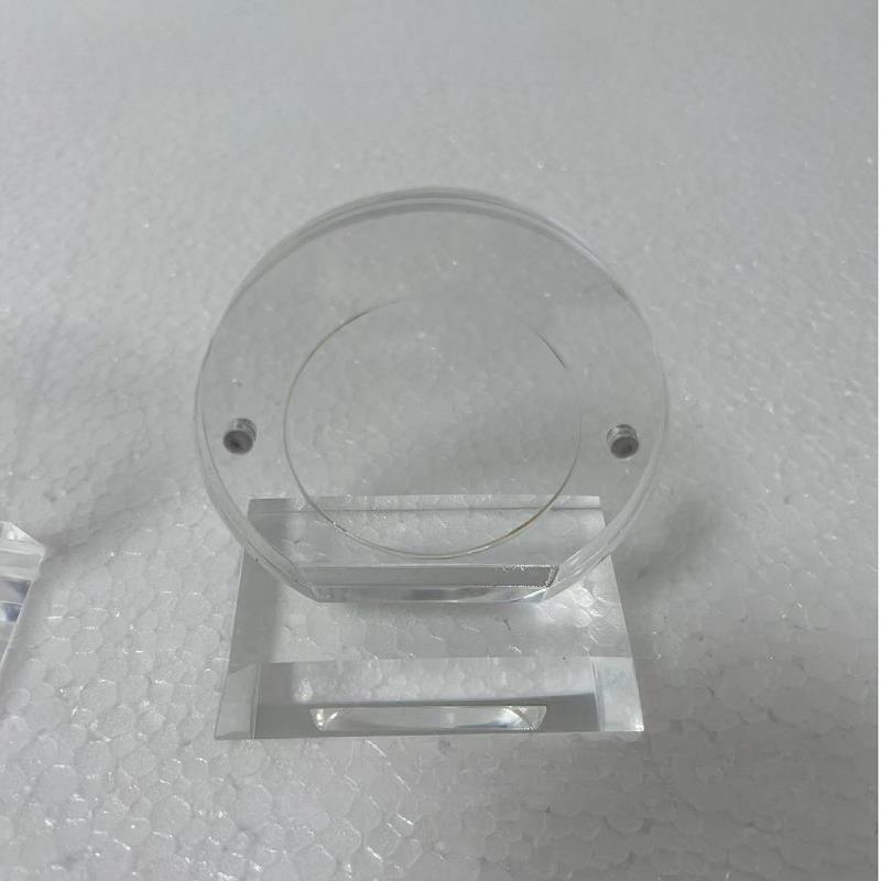 晶圆展示22列支力盒架托架亚克透明摆件硅片芯片展示寸陈架