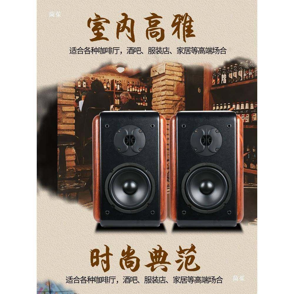 用无源书架音响1007457456.寸5寸质惠威喇叭发烧hifi木家前置对箱