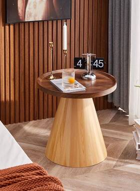 轻民奢现代床头柜室卧意式简约无抽边几港屉式收纳柜酒店宿A66550