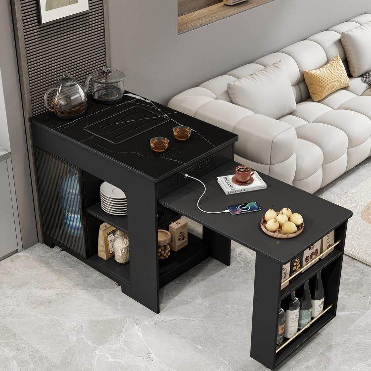 简约多功能伸缩边几无品牌/沙发侧边柜移动门泡茶桌玻璃客岩板茶,基础建材,脚轮/万向轮,淘宝优惠券,粉丝福利购,淘宝优惠卷