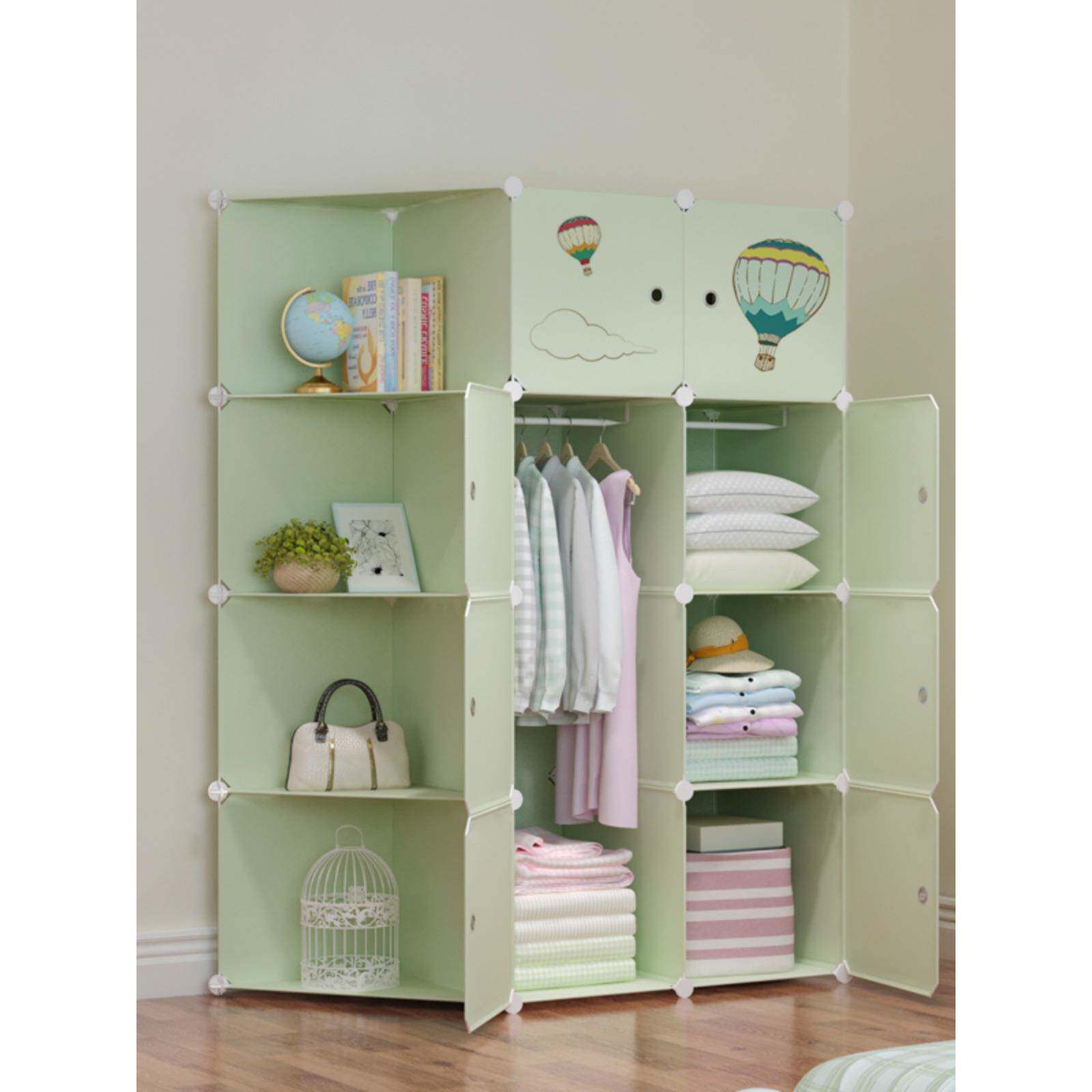 衣柜型简易组装塑料布衣TMQ橱租房户家用宿舍挂简约小济现代经型