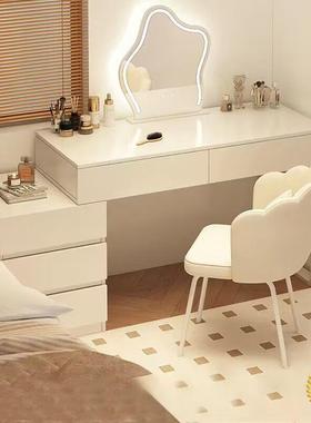 奶油风卧5室梳妆0台斗柜一体代简约小户型22491年新款现网红化妆