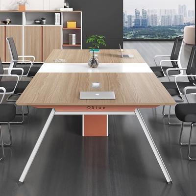 边桌会公议桌椅组合洽谈接待大小型会议室0459家具会议斜桌长桌办